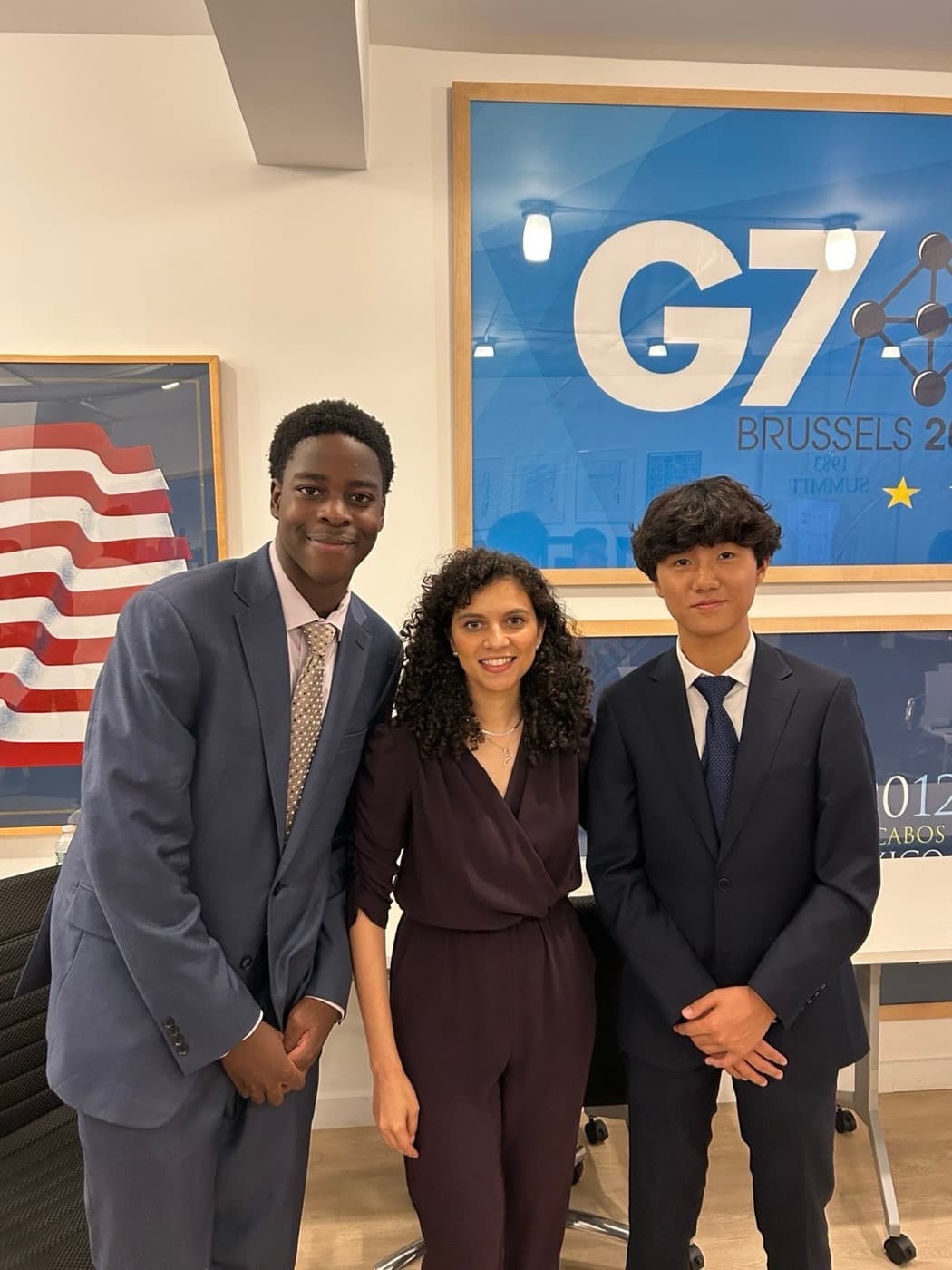 Whitestone members at a G7 exhibition